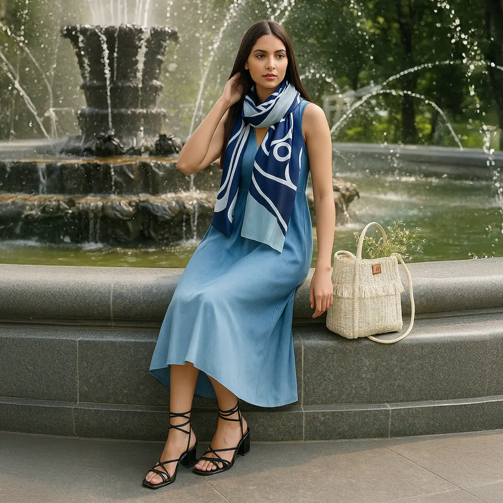 GREY HANDKERCHIEF DRESS