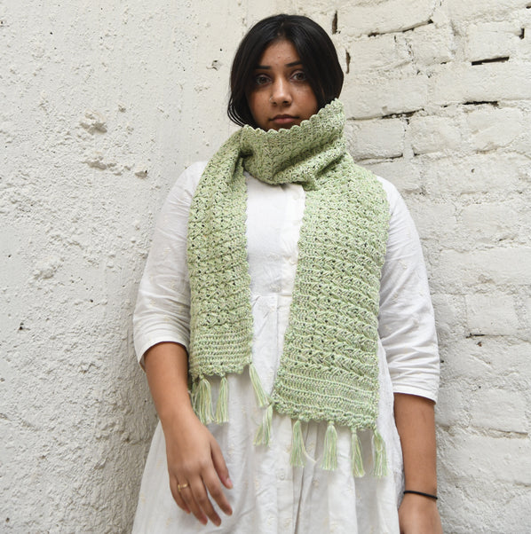 Cotton Crochet Muffler