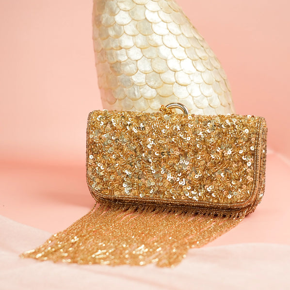 Gold Bling Bag