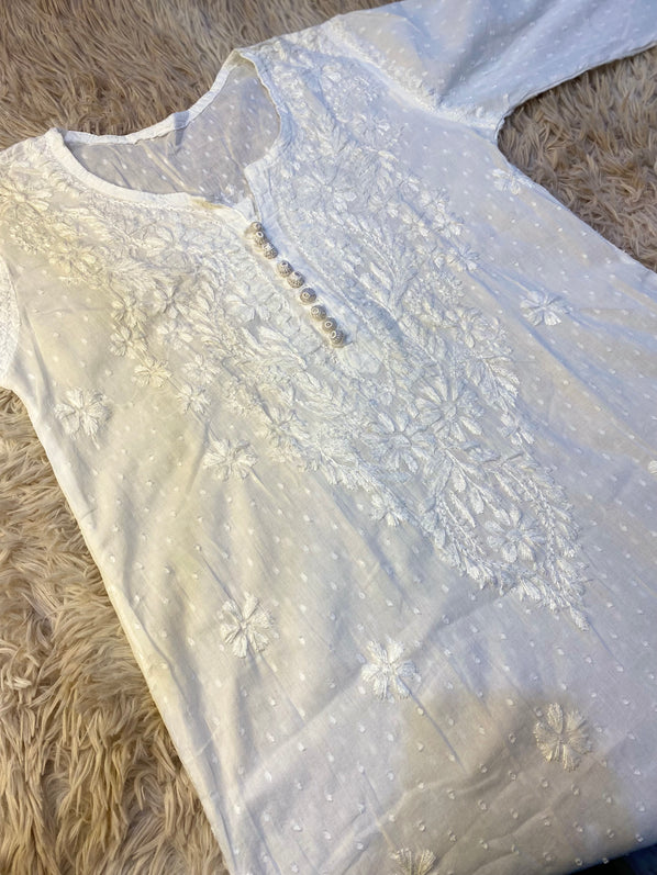 SAIYAARA VIRAL WHITE KURTI