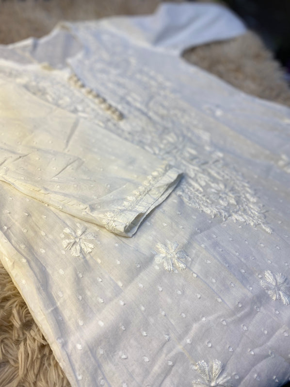 SAIYAARA VIRAL WHITE KURTI